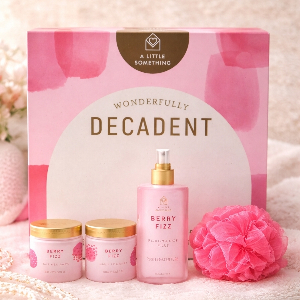 Berry Fizz Shower Treats Gift Set 💕 Wonderfully Decadent – New